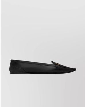 フラットシューズ SAINT LAURENT Woman Ballet flats Black 820656AAEOF 1000 Poppy ballerina shoes | Saint Laurent | OTTODISANPIETRO