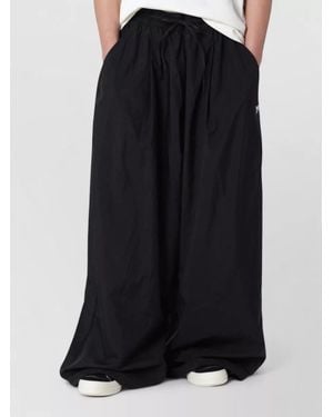 Y-3 Wide Leg Pants Three Side Stripes - Black