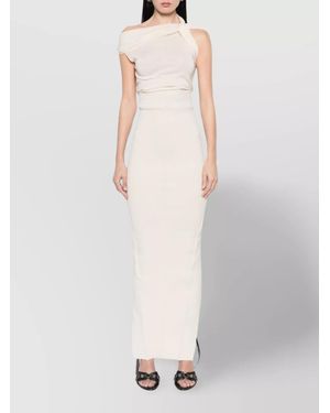 Rick Owens Long Pencil Skirt - White