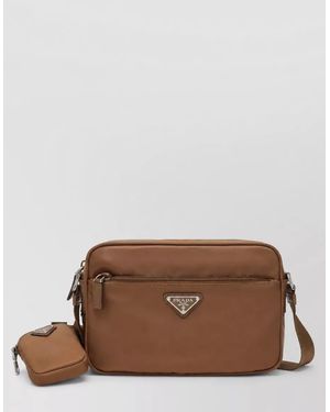 Prada Na Cross-Body Bag - Brown