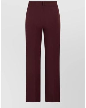 Max Mara High Waist Straight Tailored Pants Humanity