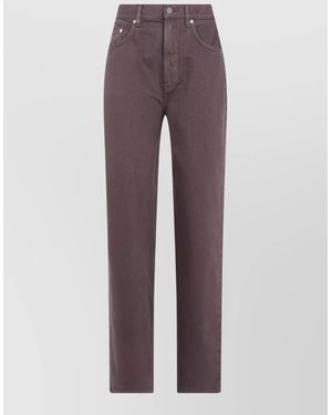 Loulou de Saison Straight-Leg Jeans - Purple