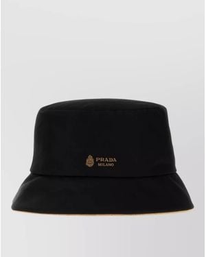 Prada Renylon Reversible Bucket Hat - Black