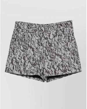 IRO Textured Short Shorts - Metallic