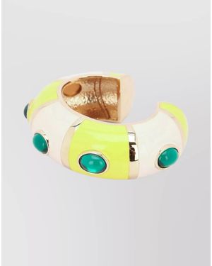 Jacquemus Striped Bracelet - Metallic