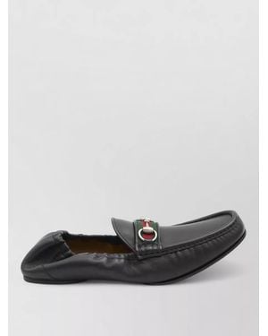 Gucci Leather Loafers - Multicolour