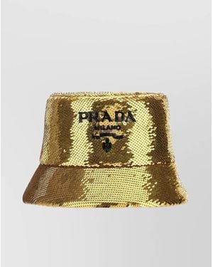 Prada Sequin Bucket Hat - Metallic