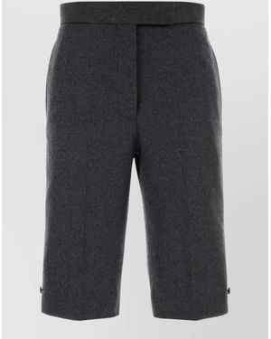 Thom Browne Wool Bermuda Shorts - Blue