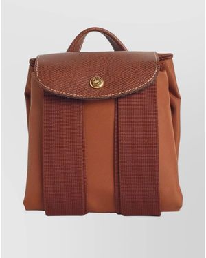 Longchamp Nylon Backpack - Brown