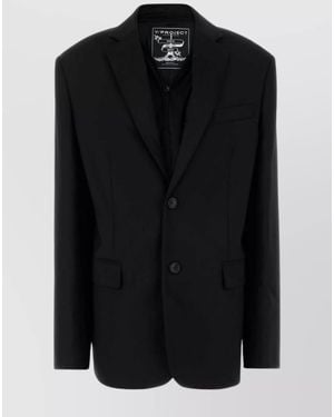 Y. Project Oversized Blazer - Black