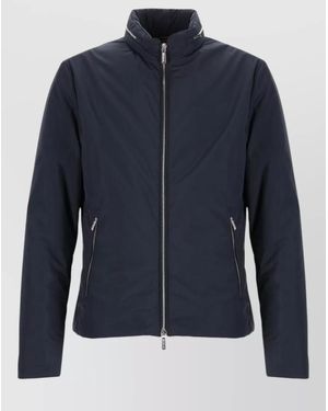 Moorer Single-Breasted Coat - Blue