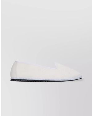 Vibi Venezia Cotton Slippers - White