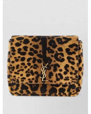 Saint Laurent Na Na Leather Crossbody Bag - Metallic