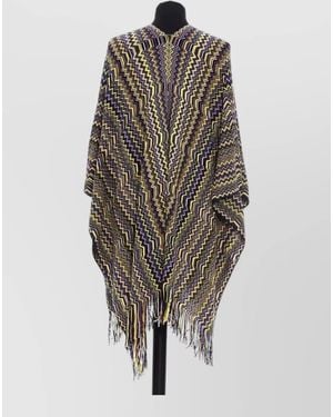 Missoni Wool Poncho - Multicolour