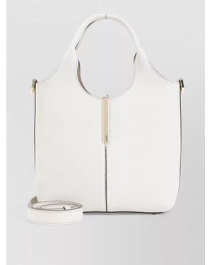 Tod's Mini Leather Tote Bag - Grey