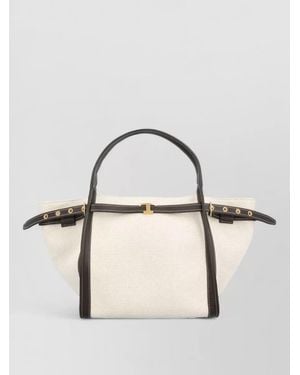 Tod's Small Leather Tote Bag - Metallic