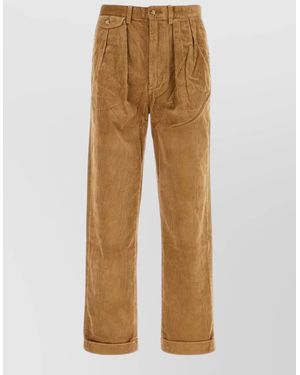 Polo Ralph Lauren Corduroy Loose Fit Pants - Natural