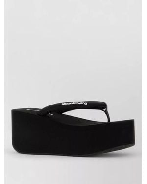 Alexander Wang Jenna Thong Sandals Open Toe Platform - Multicolor