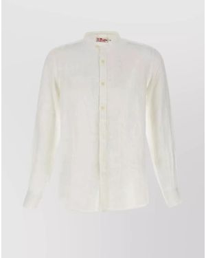MC2 Saint Barth Linen Naxos Shirt - White