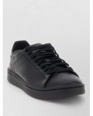 Y-3 Stan Smith Sneakers Perforated Upper Rubber Sole - Black