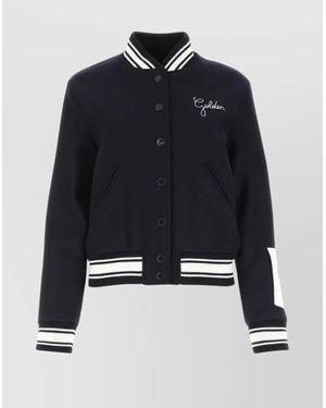 Golden Goose Wool Bomber Jacket - Blue