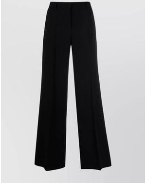 Alberto Biani Flared Tailored Trousers - Black