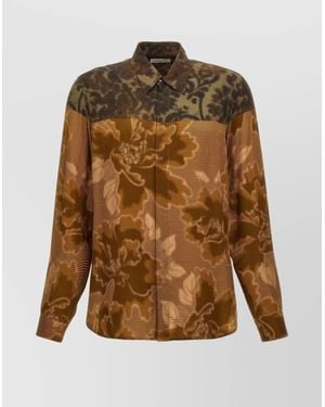 Dries Van Noten Viscose Carvies 9080 Shirt - Brown