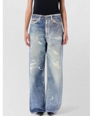 Our Legacy Denim High-Rise Wide-Leg Trousers - Blue