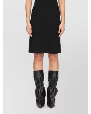 Rick Owens Asymmetric Draped Skirt - Black