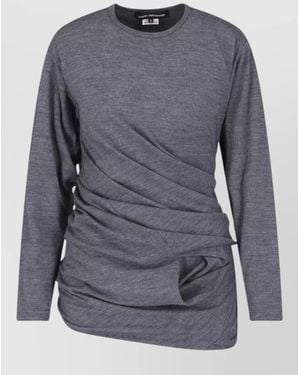 Junya Watanabe Wool Crewneck T-Shirt - Blue