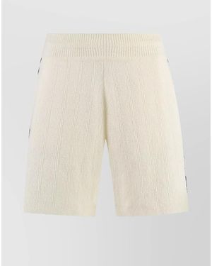Golden Goose Knitted Shorts - Natural