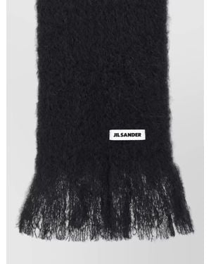 Jil Sander Mohair Scarf - Black