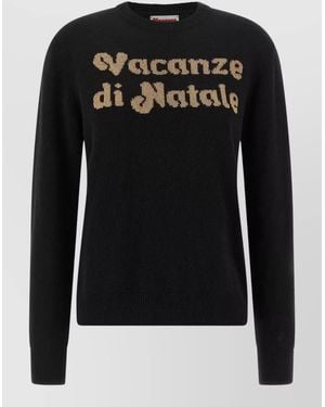 MC2 Saint Barth New Queen Vacanze Di Natale Knit Jumper - Black
