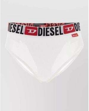 DIESEL Tinder Collaboration Sheer Fabric Core Briefs - White