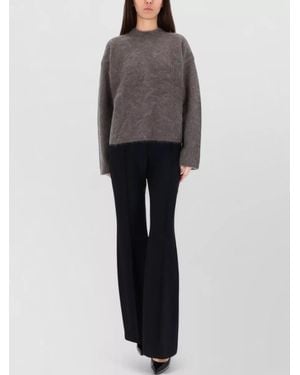 THE GARMENT Roma Boyfriend Crew Neck Knitted Sweater - Gray
