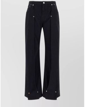Jean Paul Gaultier Denim Wide-Leg Trousers - Blue