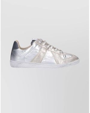 Maison Margiela Iridescent Low-Top Trainers - Metallic