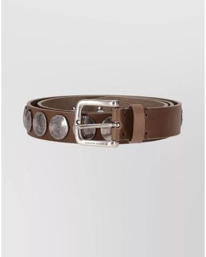 Golden Goose Trinidad Leather Belt Studded Design - Multicolour