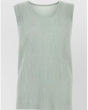 Homme Plissé Issey Miyake Polyester Tank Top - Green