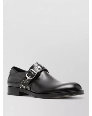 Dries Van Noten Leather Loafers - Black