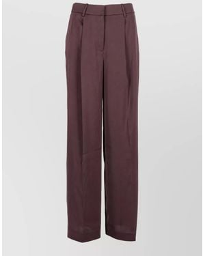 Michael Kors Tailored Suit Trousers - Purple