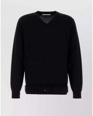 Random Identities Cashmere Merino Wool Jumper - Black