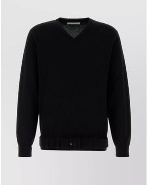 Random Identities Cashmere Merino Wool Sweater - Black