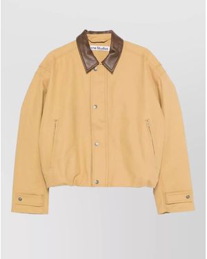 Acne Studios Cotton Blouson Jacket - Natural