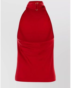 Stella McCartney Satin Top - Red