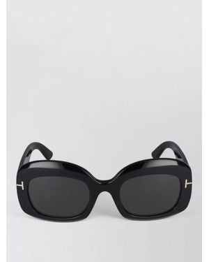 Tom Ford Sunglasses Ft1219 Oversized Thick Arms - Black
