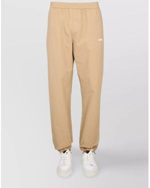 MSGM Logo Track Pants - Natural
