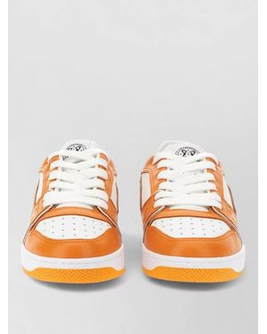 ENTERPRISE JAPAN Rocket Trainer Contrast Sole Embroidered Detail - Orange