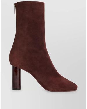 Paris Texas Leather Ankle Boots - Brown