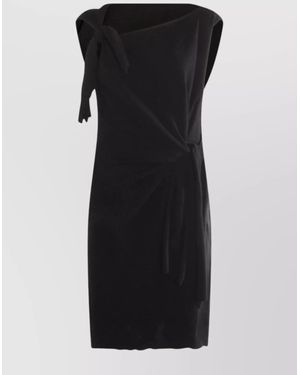 ワンピース MOSCHINO Woman Dress Black 04930504 0555 LOVE MOSCHINO | Black Women's One-shoulder Dress | YOOX